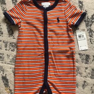 Ralph Lauren Polo baby 3-6mo short sleeved romper - NEW with tags